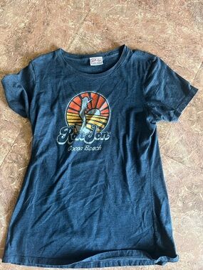 Ron Jon Kids Dark Blue Cocoa Beach Sunset Graphic Tee